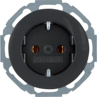 Розетка с шторками 47552045 Berker