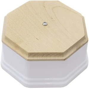 Распред коробка (фигурная) наружный монтаж Salvador РЕТРО PL.BOX5.2WT.NK