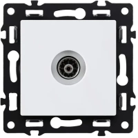 Розетка спутниковая SAT, белый бархат Brionilux серия G Plast (GP021WH)