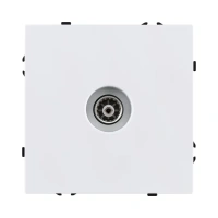 Розетка спутниковая SAT, белый бархат Brionilux серия Z (ZG021WH)