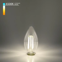 Филаментная светодиодная лампа "Свеча" C35 9W 6500K E14 прозрачная Elektrostandard BLE1440