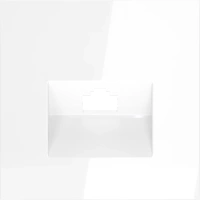 Накладка для розетки компьютерной RJ45 кат.6 Voltum S70 белый глянцевый пластик (VLS001301)