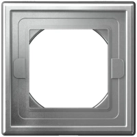 Рамка 1-поставая IP44 универсальная Systeme Electric ArtGallery, алюминий  GAL440301