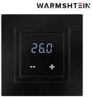 Терморегулятор WARMSHTEIN Touch черный (CN2802)