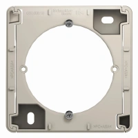 Коробка для наружного монтажа Systeme Electric Glossa, молочный GSL000900