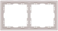 Рамка 2-постовая, кашемир матовый Kollinger Eclipse EC2CM