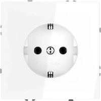 Розетка с заземлением 16А Voltum S70 белый глянцевый пластик (VLS040101)