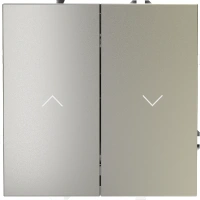 Выключатель для жалюзи 10А Voltum S70 шелк Soft touch пластик (VLS020704)