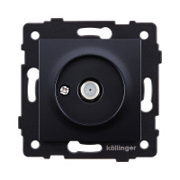 Розетка спутниковая SAT, черный Kollinger REA-020BK для Aspekt, Eleganz, Reflex