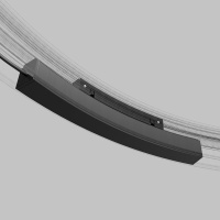 Slim Magnetic Блок питания 100W для радиусного шинопровода черный Ø 1200mm 95057/00 Elektrostandard 95057/00
