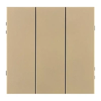 Накладка 3-клавишная, Золотой бархат Brionilux серия Z (ZGN710GD)