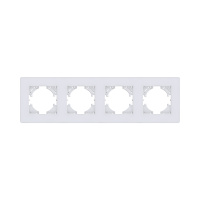 Рамка 4-постовая, белый Kollinger Eleganz Acryl EA4WH