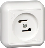 Розетка РАДИО Systeme Electric Blanca О/У, 30В, 50-10000Гц, БЕЛЫЙ, опт.уп. RPVA-B