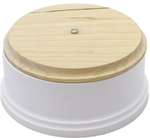 Распред коробка (круглая) наружный монтаж Salvador РЕТРО PL.BOX5.1WT.NK