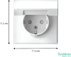 GAL001346 Systeme Electric Schneider Electric ArtGallery цвет лотос