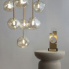 Подвесной светильник со стеклянными плафонами TK Lighting 11033 Lava Brown