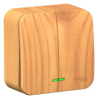 BLNVA105115 Systeme Electric Schneider Blanca накладной монтаж цвет ясень