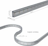 Светодиодная лента 220 В 18 Вт/м 180 Led/м 2835 IP65, дневной белый 4200К, 50 м Elektrostandard Лента светодиодная 220V 18W 180Led 2835 двухрядная IP65 дневной белый, 50 м