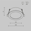 Светильник встраиваемый Maytoni Orb DL130-GX53-W