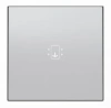Карточный выключатель + подс. алюминий ABB Sky Niessen 2CLA811420A1001|2CLA851400A1301