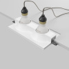 Светильник встраиваемый Maytoni Gyps Modern DL129-GU10-02-W