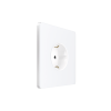 Розетка С/У с ЗК (250В, 16А, защит.шторки), Арктический лед Systeme Electric Infinity (FSE000145)