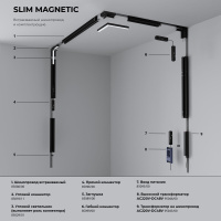 Slim Magnetic Блок питания 100W белый 95043/00 Elektrostandard 95043/00