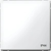 Одноклавишный проходной выключатель IP44 Systeme Electric ArtGallery, 10АХ, БЕЛЫЙ GAL440161