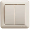 Переключатель 2-клавишный Systeme Electric (Schneider Electric) W59, слоновая кость VS510-252-28