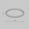 Кольцо для встраиваемого светильника Maytoni Accessories DLA110-B