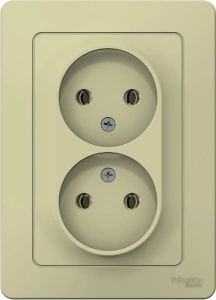 BLNRS000027 Systeme Electric Schneider Blanca цвет бежевый
