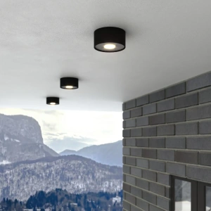 Уличный потолочный светильник Light LED 2135 IP65 Elektrostandard 35141/H черный