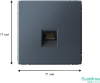 GAL000783 Systeme Electric Schneider Electric ArtGallery цвет грифель
