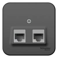 BLNIA045456 Systeme Electric Schneider Blanca накладной монтаж цвет антрацит