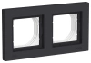 Рамка 2-постовая IP44, Systeme Electric AtlasDesign карбон ATN441002