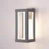 Уличный настенный светодиодный светильник Frame LED IP54 Elektrostandard 1527 TECHNO LED серый