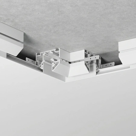 Slim Magnetic Коннектор угловой внутренний для шинопровода в натяжной потолок белый 85204/00 Elektrostandard 85205/00