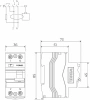 Устройство защитного отключения 1P+N 40 А 300 mA AC 6 kA Werkel W912P404