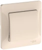Выключатель 1-клавишный Systeme Electric Glossa, сх.1, 10АХ, в сборе, быстрозажим. клем., БЕЖЕВЫЙ GSL000212S