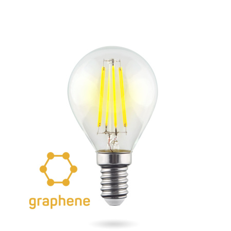 Филаментная лампа Voltega Globe E14 9W 4000K Graphene 7137