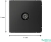 GAL001491 Systeme Electric Schneider Electric ArtGallery цвет базальт