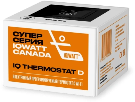 Терморегулятор IQ THERMOSTAT D black WI-FI (CN1972)