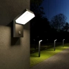 Ландшафтный светодиодный светильник Sensor IP54 Elektrostandard 1542 TECHNO LED черный