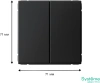 GAL001017 Systeme Electric Schneider Electric ArtGallery цвет карбон