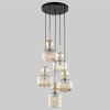 Подвесной светильник со стеклянными плафонами TK Lighting 11043 Sophia Cognac