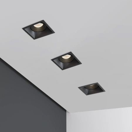 Светильник встраиваемый Punto черный Elektrostandard 25017/01