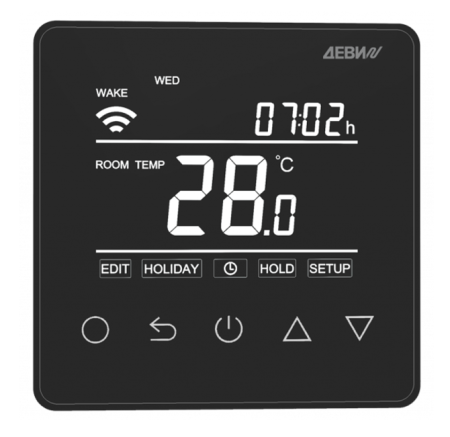 Терморегулятор ДЕВИ Prime Wi-Fi black (140F1143R)