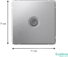 GAL000391 Systeme Electric Schneider Electric ArtGallery цвет алюминий