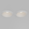 Светильник встраиваемый Maytoni Gyps Modern DL124-GU10-02-TRS-W