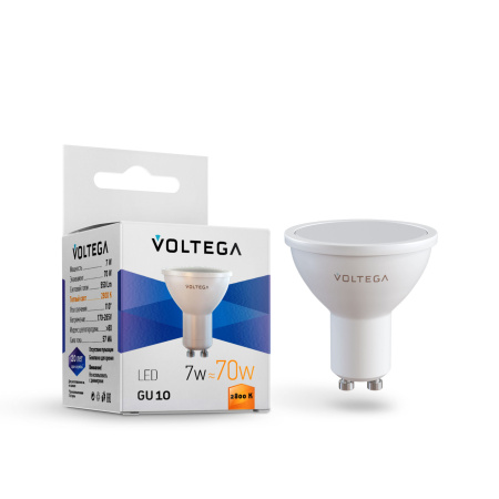 Светодиодная лампа Voltega Sofit GU10 7W 2800K 7056